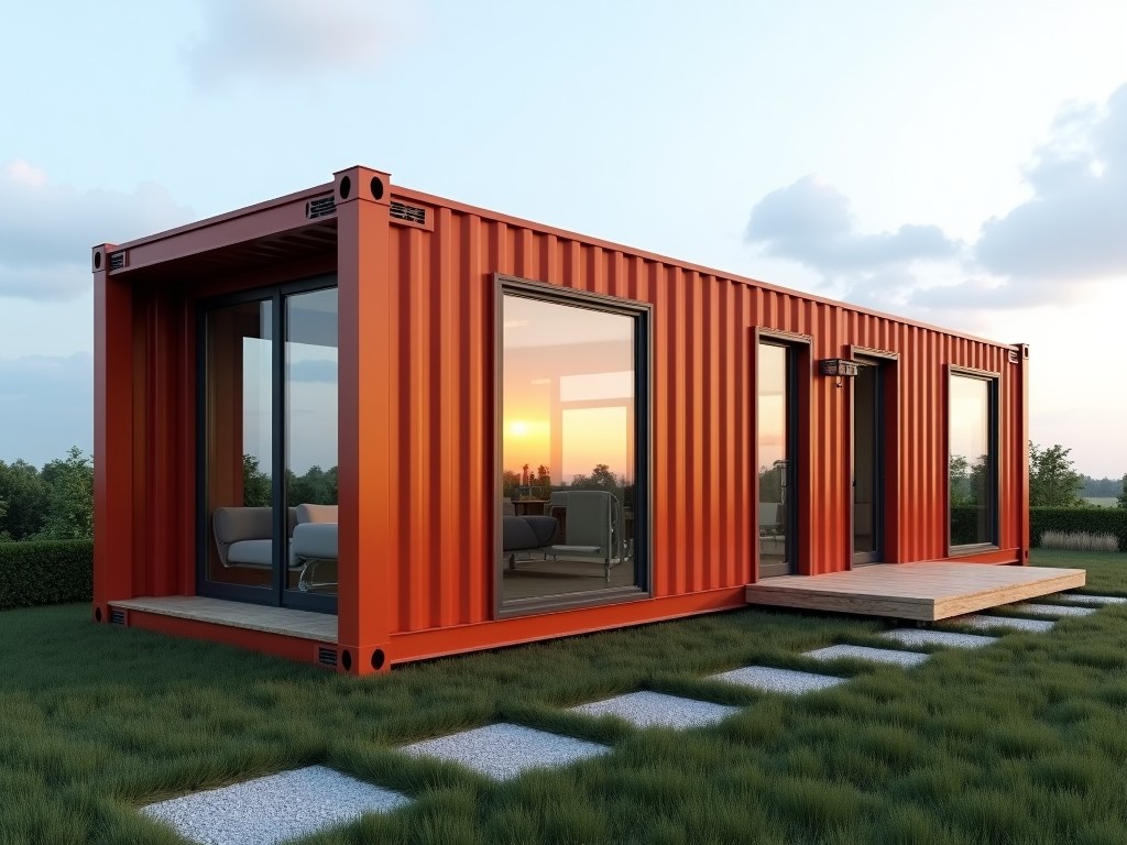 collapsible box shipping container homes